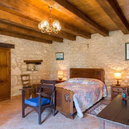 Villa Sleeps 10 Pool Valeuil