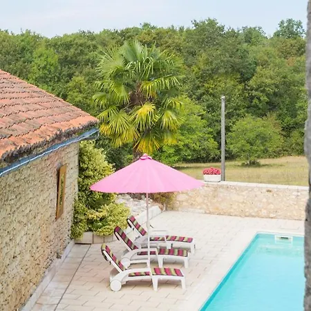 Villa Sleeps 10 Pool Valeuil